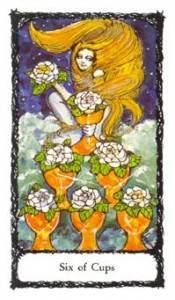 6 of Cups Sacred Rose