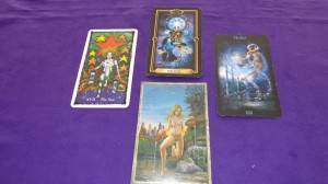 Sacred Rose,Gilded, The Divine Legacy of Tarot, The Druid Craft Tarot deck