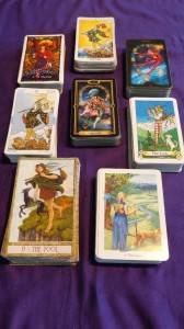 The Sacred Rose Tarot, Radiant Rider- Waite, Legacy of the Divine, Universal, The Gilded, Robin Wood, Druid Craft, Gaian Tarot