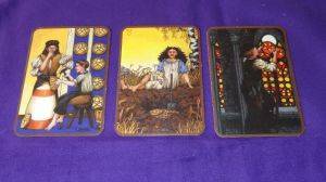8 , Ace and 3 of Pentacles 